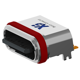 XB-ATCF-06-012 TYPE C 6 Pプレート上防水メスL=6.65 mm(U型亜鉛合金ハウジング)